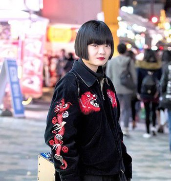 原宿女生黑色短发发型 原宿风女生短发发型