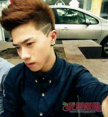 鲨鱼头个性发型 有个性的男生发型