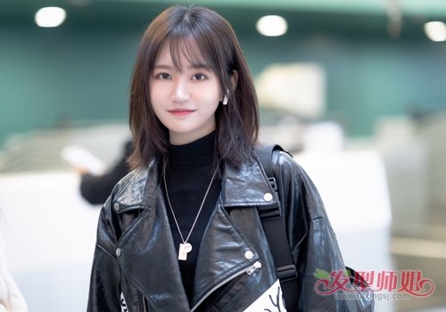 24圆脸女生短直发发型清新时尚 年轻圆脸女生梳最适合不过