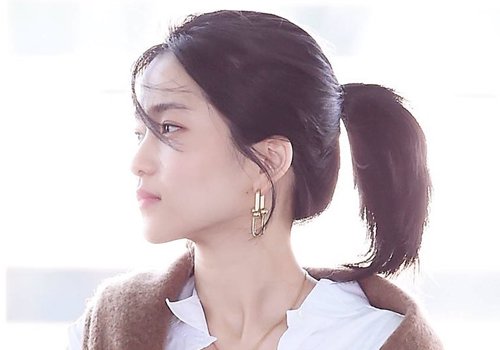 钟爱马尾辫方脸女孩求仁得仁 连无刘海如何扎马尾方案都有了
