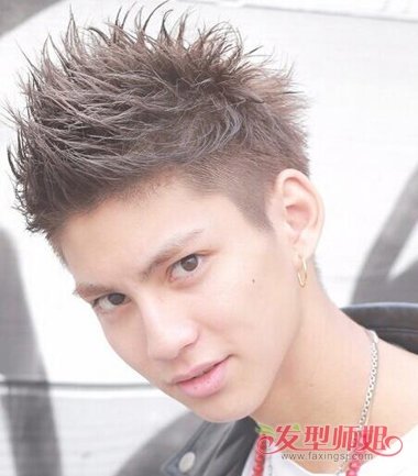 脸长的男生适合飞机头 男生小飞机头短发发型